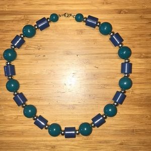 Vintage Geometric costume necklace